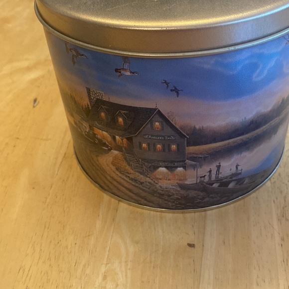 Holiday cookie or candy tins. 1 large. 2 small. See pics for size and scenes. - Picture 6 of 14